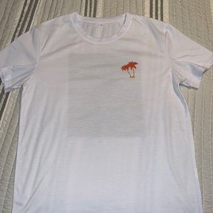 Men’s white LA tee